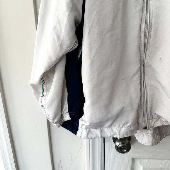 Nike Vintage Italy National Football Team Blue White Italia Windbreaker Jacket L - Picture 3 of 8